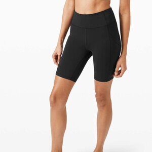 NWT Lululemon Invigorate High Rise Short 8" - Black